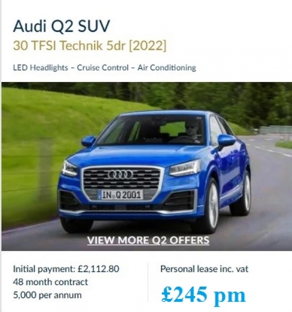Audi Q2 Offer